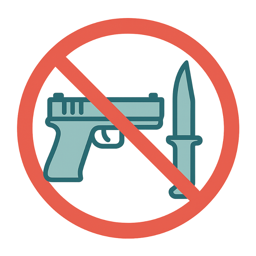 weapons illegal goods