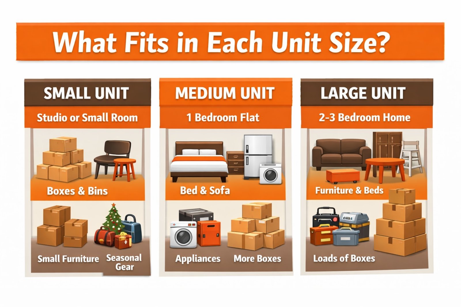 what fits in each unit diagram