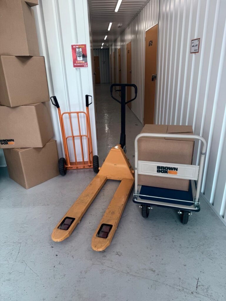 Trolleys & Handling Kit Trolleys, Pump Trucks and Forklift Help at Brown Box Storage